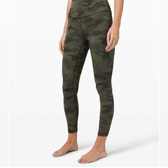lululemon athletica Other - Lululemon Aligns II Heritage Camo Green Twill Multi - Size 6